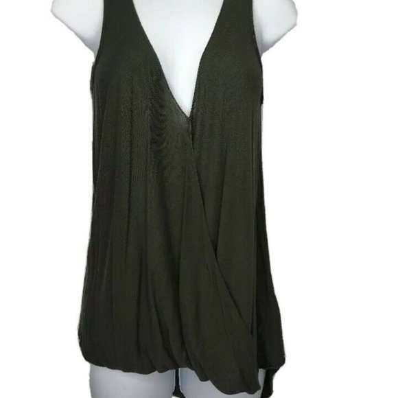Anthropologie Silence+Noise Size XS Olive Green - Picture 1 of 6